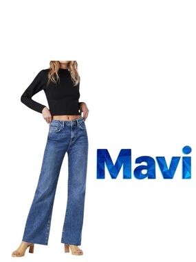 Mavi Victoria High Waist Wide Leg 90’s CBK inspired Jeans Size 23x30
